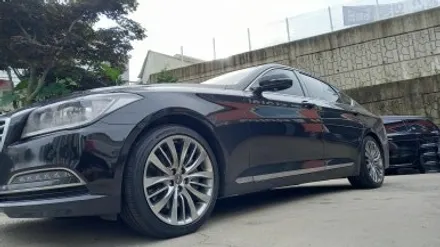제네시스 DH 차량 DH G80 유광블랙 분체도장휠 19인치순정휠 장착후기 / 시흥시 대야동