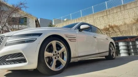 올뉴 제네시스 G80 RG3 20인치순정휠 휠복원 휠수리 휠도색 장착후기 / 시흥시 대야동
