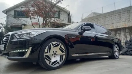 제네시스 EQ900 차량 G90 RS4 롱베이스 리무진휠 20인치순정휠 마제스티9 장착후기 / 시흥시 대야동