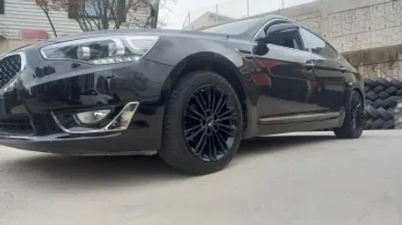 더뉴K7 차량 제네시스 EQ900 유광블랙 분체도장 18인치순정휠 장착후기 / 시흥시 대야동