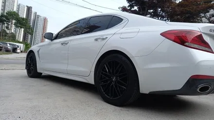 제네시스 G70 차량 18인치순정힐 유광블랙 분체도장휠 장착후기 / 시흥시 대야동