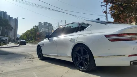 올뉴 제네시스 G80 RG3 유광블랙 분체도장 20인치순정휠 장착후기 / 시흥시 대야동