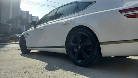 올뉴 제네시스 스포츠 G80 RG3 와플휠 유광블랙 분체도장 20인치순정휠 장착후기 / 시흥시 대야동