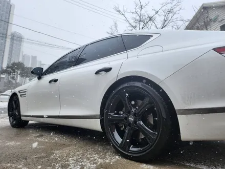 올뉴 제네시스 G80 RG3 유광블랙 분체도장 20인치순정휠 장착후기 / 시흥시 대야동