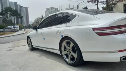 올뉴 제네시스 G80 RG3 20인치순정휠 휠복원 휠수리 휠도색 장착후기 / 시흥시 대야동