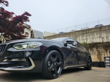 그랜져IG 차량 G80 RG3 20인치 전륜 프론트 동일옵셋휠 유광블랙 분체도장휠 20인치순정휠 장착후기 / 시흥시 대야동