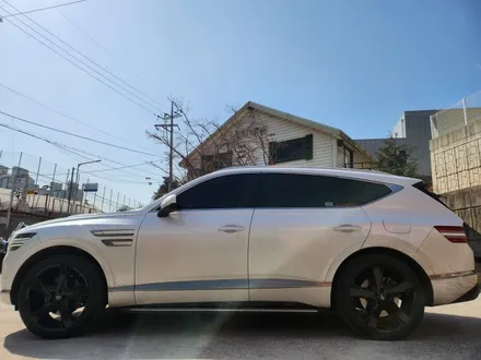 제네시스 GV80 차량 유광블랙 분체도장휠 22인치순정휠 장착후기 / 시흥시 대야동