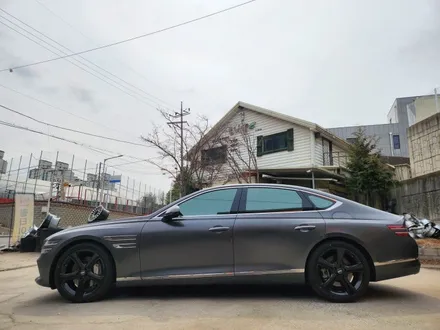 올뉴 제네시스 G80 RG3 유광블랙 분체도장 20인치순정휠 장착후기 / 시흥시 대야동