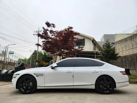 올뉴 제네시스 G80 RG3 유광블랙 분체도장 20인치순정휠 장착후기 / 시흥시 대야동