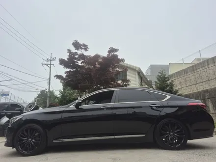 제네시스 DH 차량 DH G80 유광블랙 분체도장휠 19인치순정휠 장착후기 / 시흥시 대야동