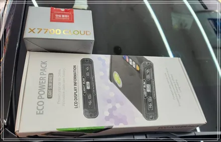 파주운정블랙박스 제네시스 GV80 파인뷰 X7700 클라우드 & 에코파워팩 라이트슬림 시공 / 경기 파주