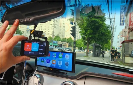 파주블랙박스 포드 머스탱 풀패키지 시공기 - CCD 후방카메라, CELLSTAR SF100 보조베터리, 안드로이드올인원, 전면썬팅 (Feat. 티비에이파주점) / 경기 파주