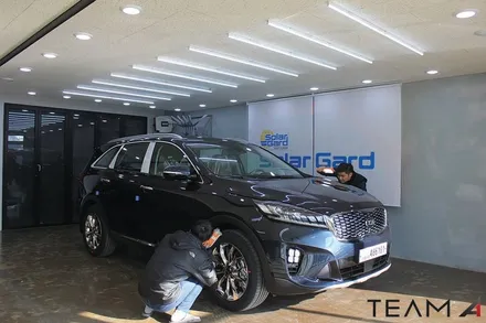 팀에이원 신차 탁송 패키지!! 쏘렌토 시공[썬팅+언더코팅+블랙박스] / 구리 교문동