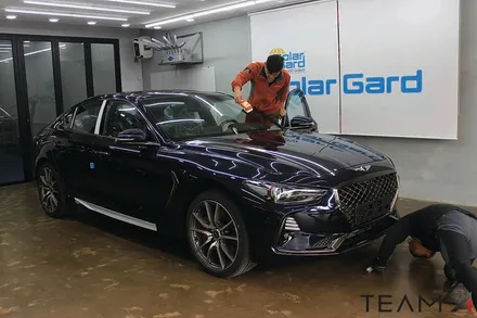 G70 로얄블루 팀에이원 신차 패키지 작업 과정입니다. / 구리 교문동