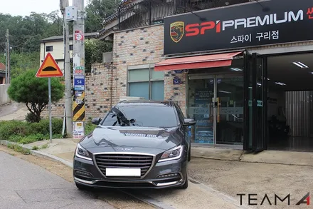 제네시스 G80 엠비언트 작업 시 도어 무드램프 서비스~~ / 구리 교문동