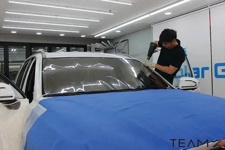 팰리세이드 팀에이원 신차 탁송 패키지 작업 과정입니다. / 구리 교문동