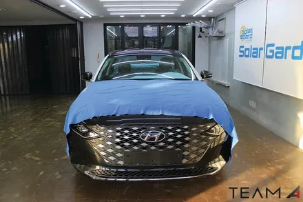 더 뉴 그랜져 신차탁송 패키지 작업 과정입니다. / 구리 교문동