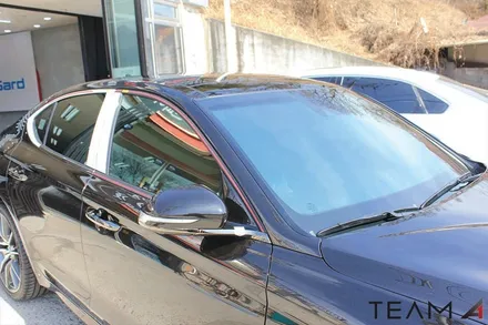 신차 탁송 패키지 「제네시스 G70 시공」 [썬팅+언더코팅+블랙박스+유리막코팅] / 구리 교문동