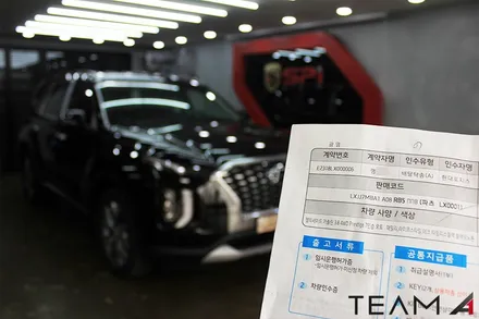(실시간) 팰리세이드 신차 탁송 팀에이원으로 도착 후 검수 시작~ / 구리 교문동
