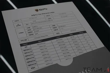 팀에이원 신차 탁송 패키지 [팰리세이드 스파이썬팅 시공] / 구리 교문동