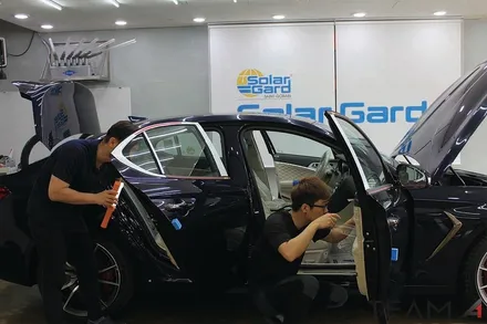 제네시스 G70 신차 탁송 패키지 작업 과정입니다. / 구리 교문동
