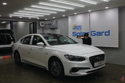팀에이원 그랜저 IG 신차 탁송 패키지!! [솔라가드 새턴 + 아이나비 QXD1500] / 구리 교문동