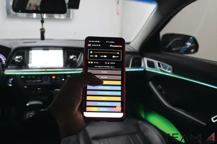제네시스 G80 코더스 엠비언트 라이트 장착 후기 / 구리 교문동