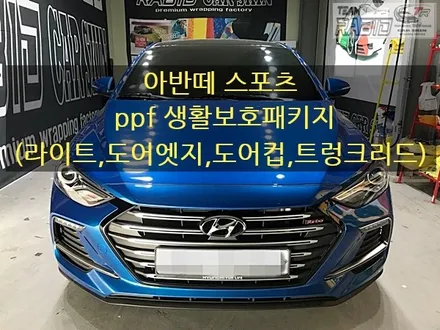 화성/향남랩핑 아반떼 스포츠 ppf 생활보호패키지-팀라비드 / 화성 봉담