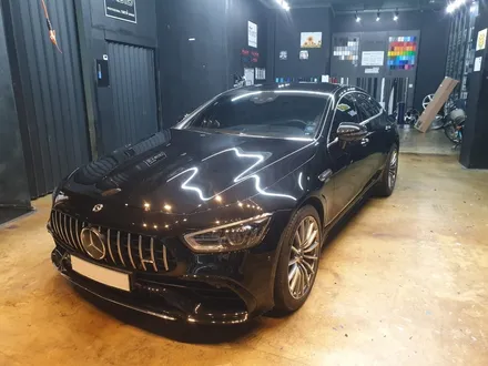 벤츠 AMG GT 43 전체랩핑,사틴다크그레이랩핑,사틴다크그레이,전체랩핑,수원랩핑,광교랩핑,팀라비드,벤츠랩핑,AMG랩핑 / 화성 봉담
