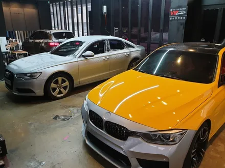 BMW320D전체랩핑,전체랩핑,수원랩핑,광교랩핑,BMW랩핑,에이버리슈프림,유광옐로우,320D,320D튜닝,카스킨,수원랩핑잘하는집 / 화성 봉담