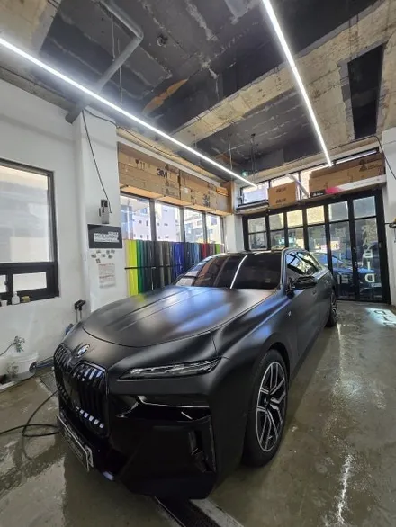 BMW 7시리즈 740i 무광 PPF 전체 시공 → 유광 블랙에서 매트 블랙 완전 변신 & 크롬 딜리트 / 화성 봉담