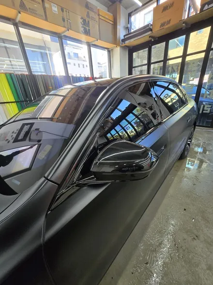 BMW 7시리즈 740i 무광 PPF 전체 시공 → 유광 블랙에서 매트 블랙 완전 변신 & 크롬 딜리트 / 화성 봉담