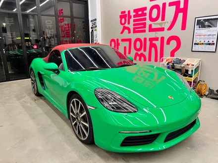 [화성랩핑] 포르쉐 박스터 3M 전체랩핑 켈리그린 팀라비드 / 화성 봉담읍