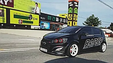 쉐보레 아베오RS 커스텀 대포배기 , 대포배기 , 메인텍 , N1 머플러 , 터보머플러 , 아베오1.4 , 아베오RS배기튜닝 , 배기튜닝 / 화성 봉담
