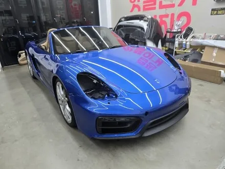 포르쉐 981 박스터 GTS 애쉬 그레이 전체 랩핑 ㅣ 사파이어 블루 색상 변경 프로젝트 / 화성 봉담