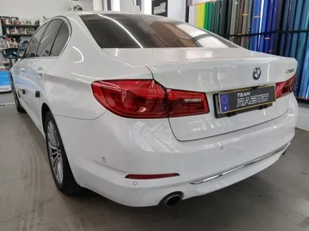 BMW 5시리즈 신형 컨버전 M 범퍼 교체 AR 고광택 블랙 랩핑 / 화성 봉담