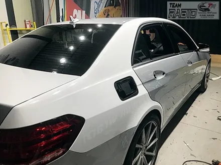화성/향남랩핑 벤츠E클래스 전체랩핑 화이트&크롬죽이기 / 화성 봉담