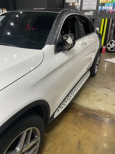 벤츠 GLC 220D 3M 화이트 유광 전체랩핑 / 화성 봉담