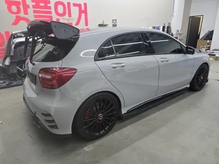 벤츠 A45 AMG 사고 후 전체 랩핑 재시공｜보험처리부터 AR 애쉬그레이 풀랩핑까지 / 화성 봉담