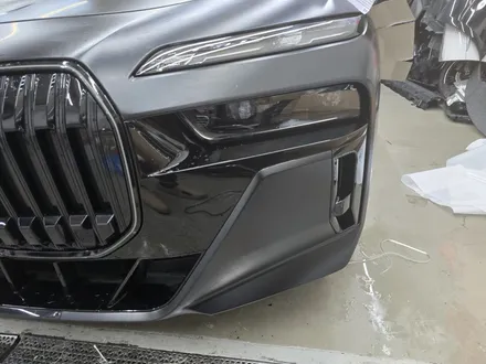 BMW 7시리즈 740i 무광 PPF 전체 시공 → 유광 블랙에서 매트 블랙 완전 변신 & 크롬 딜리트 / 화성 봉담