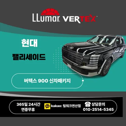 부산썬팅 제대로 할려면? 팰리세이드 버텍스 신차패키지 완벽 정리 / 부산 연제