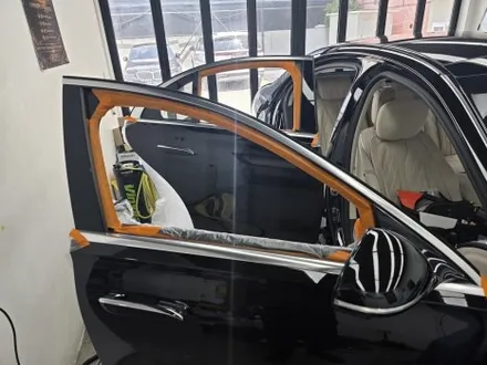 부산 벤츠 썬팅 S450 딜러표 썬팅이 너무 뜨거워 아다마스 VX로 재시공 / 부산 연제