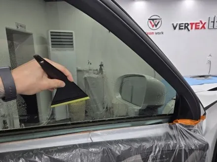부산 볼보 썬팅 XC90 3M 크리스탈라인 시공  미국 직수입 프라이버시 유리차량 / 부산 연제