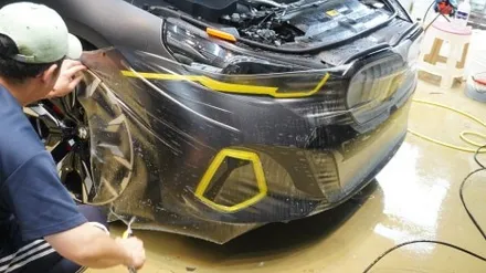\'BMW 5시리즈\' 차량 전체 무광 PPF 시공 완료 !