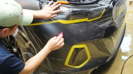 \'BMW 5시리즈\' 차량 전체 무광 PPF 시공 완료 !