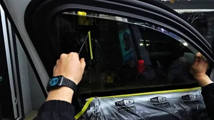 BMW 7시리즈 틴팅 마감이 들떠서 재시공을 고민중이시라면!
