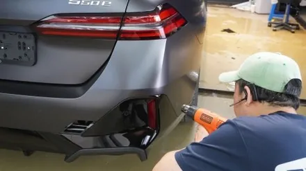 \'BMW 5시리즈\' 차량 전체 무광 PPF 시공 완료 !