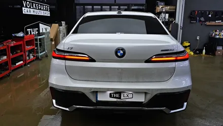 BMW 7시리즈 틴팅 마감이 들떠서 재시공을 고민중이시라면!