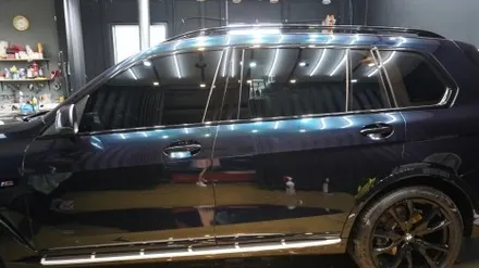 \'BMW X7\' 차량 전체 컬러 PPF & 썬팅 & 크롬죽이기 & 앞, 뒤 그릴 교체 시공