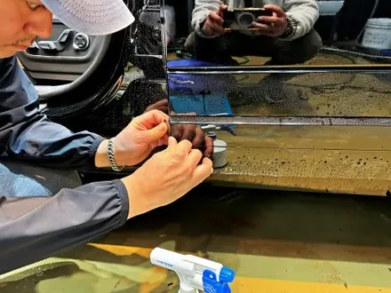 싼타페 mx5 크롬죽이기로 블랙잉크 만들고 싶으시다면 !?